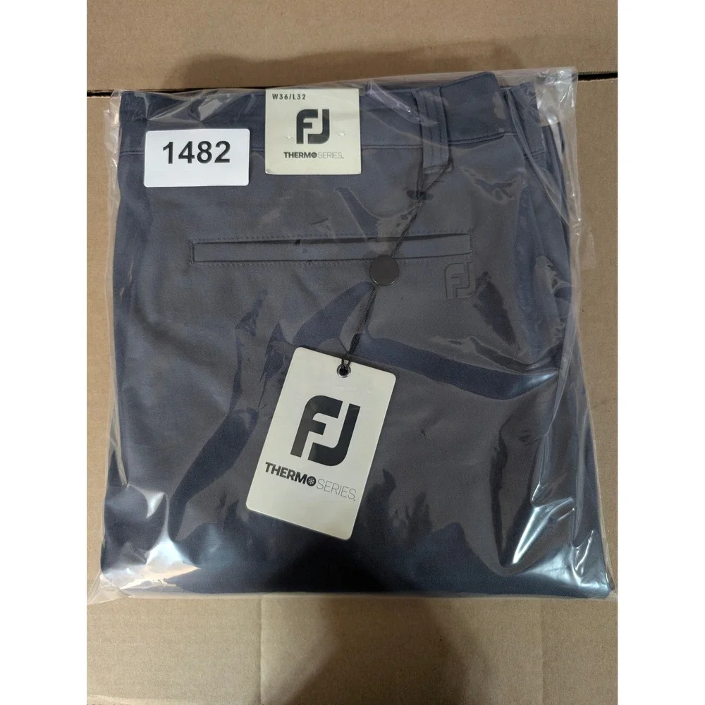 Footjoy ThermoSeries Golf Pants Mens 36x32 Charcoal Grey Water Resistant‎ NWT